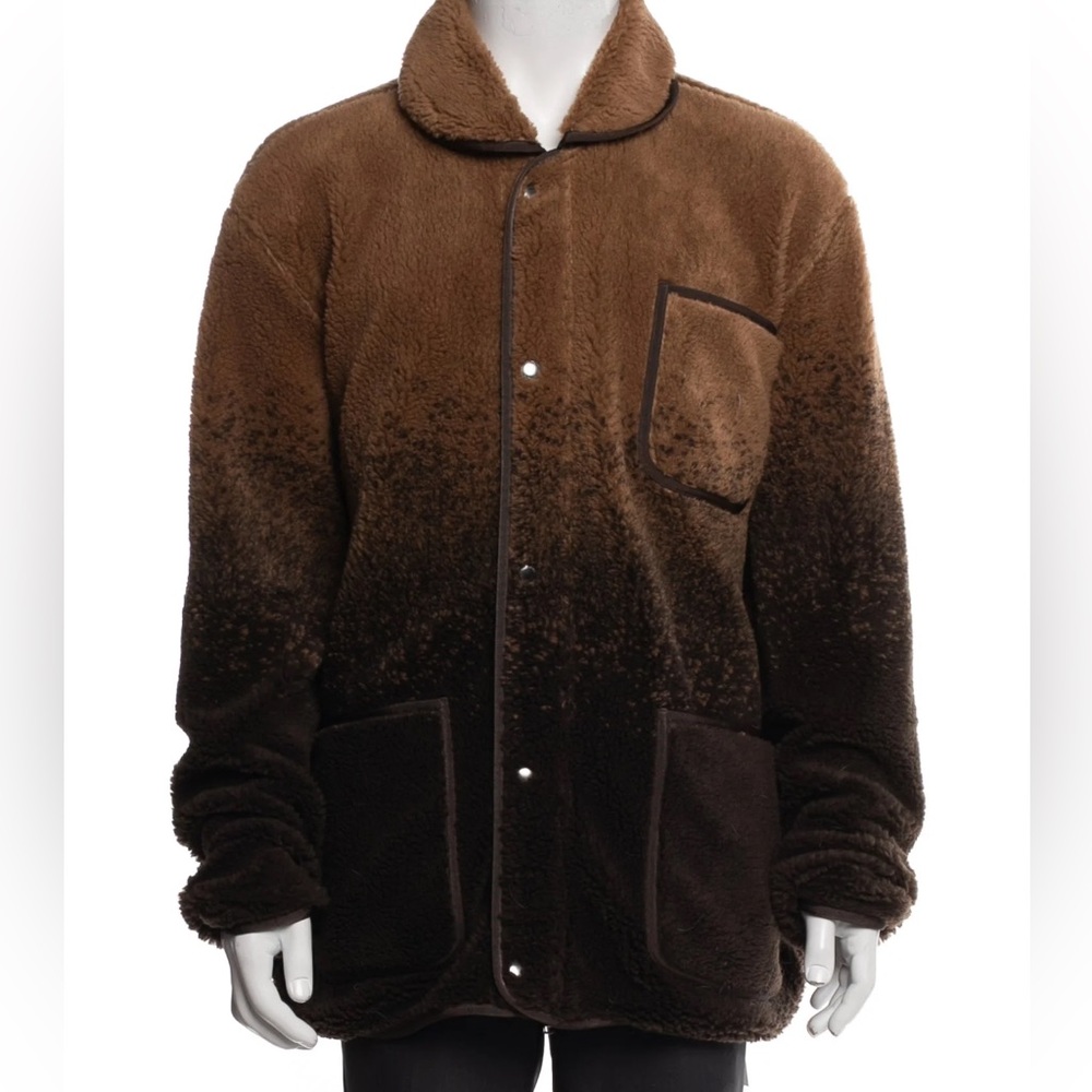 TODD SNYDER Jacket Mens M
Ombre Sherpa Ranch Chore Brown
Coffee Italy Snap Zip